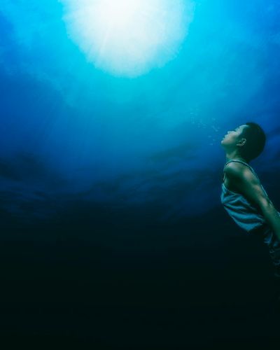 Abstract silhouette suggesting inner peace and stability.